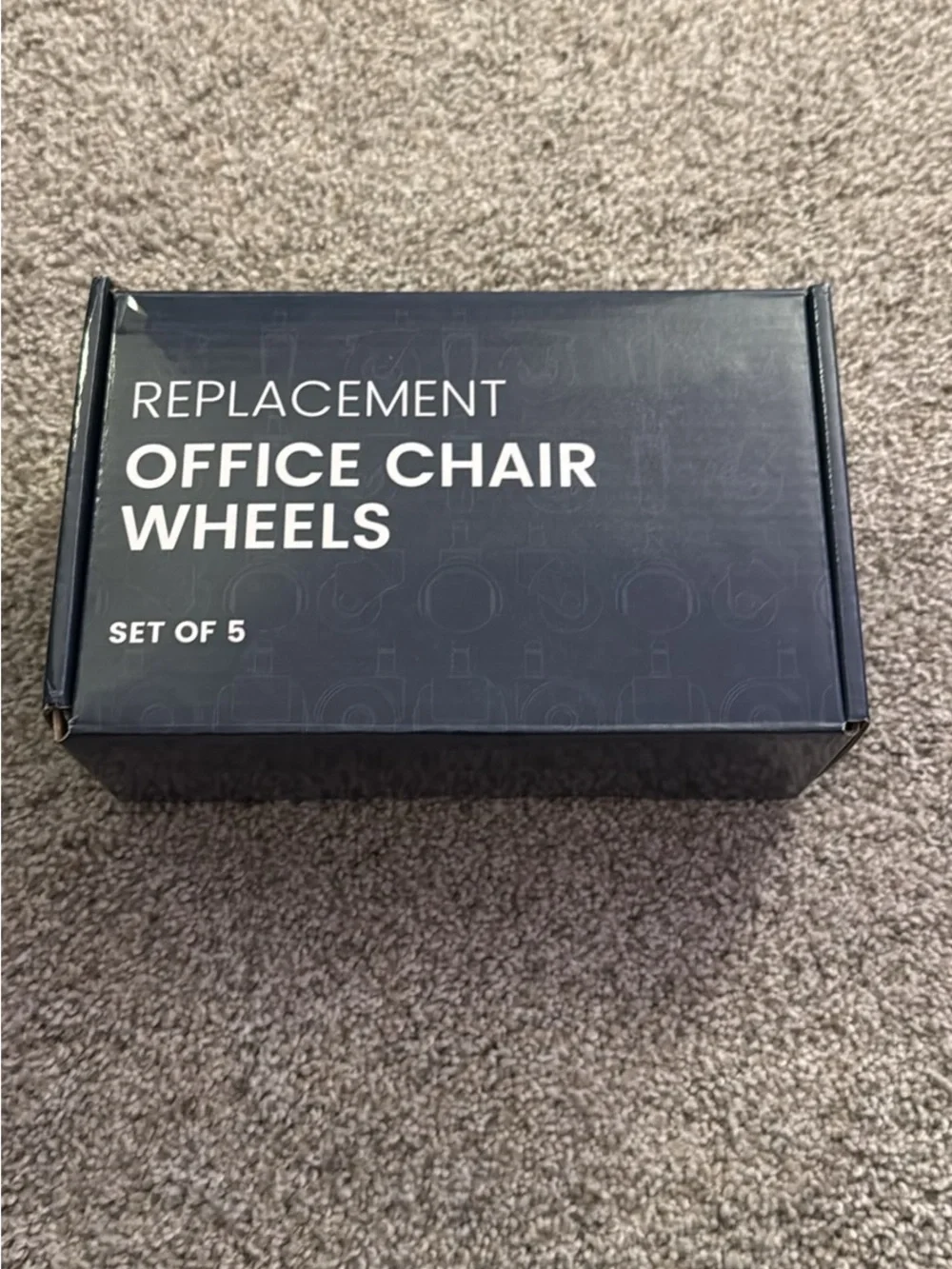 Lifelong ball office chair wheel replacement, universal fit, heavy duty, 5 pack